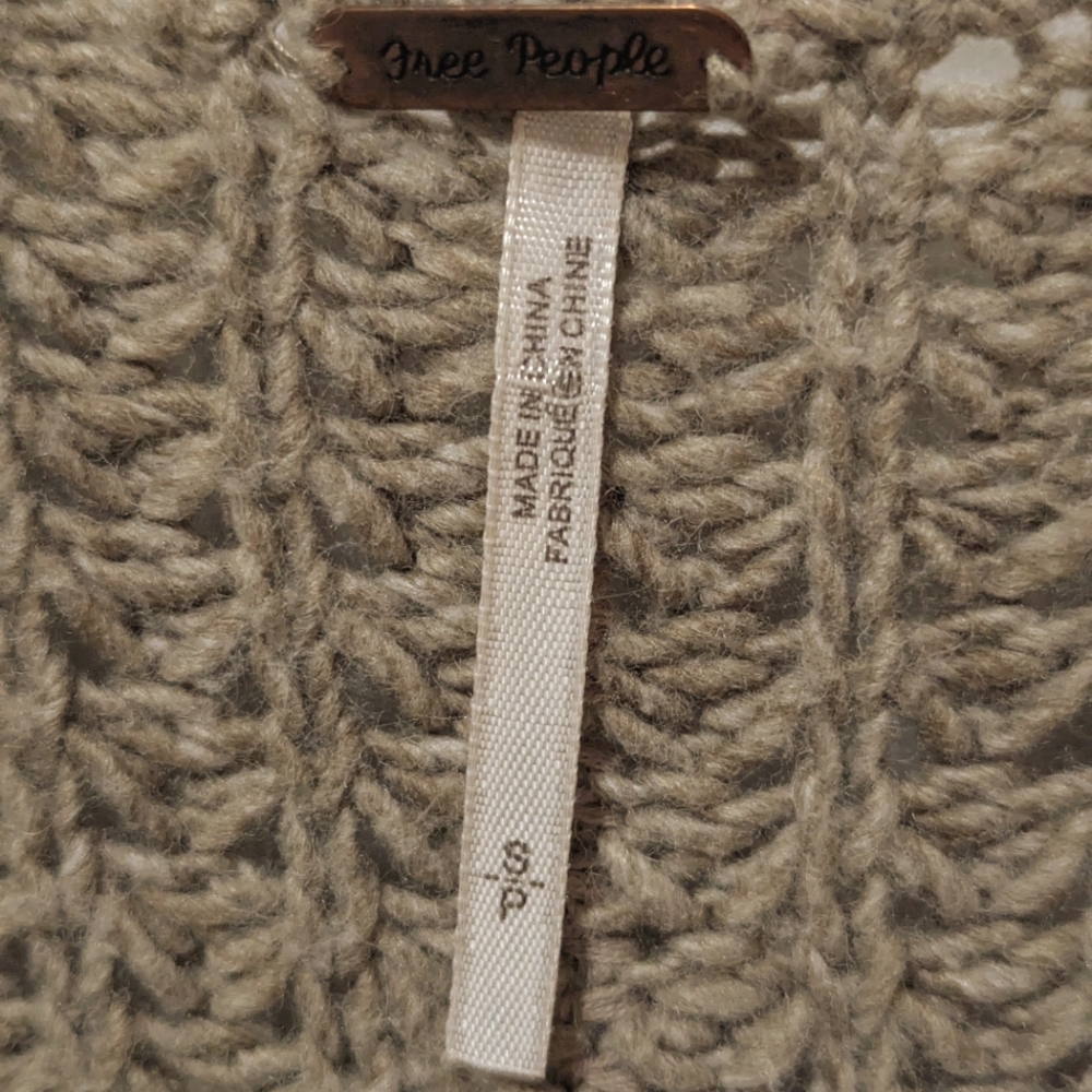 Women's Free People Boho Hippie Cardigan - Picture 3 of 7